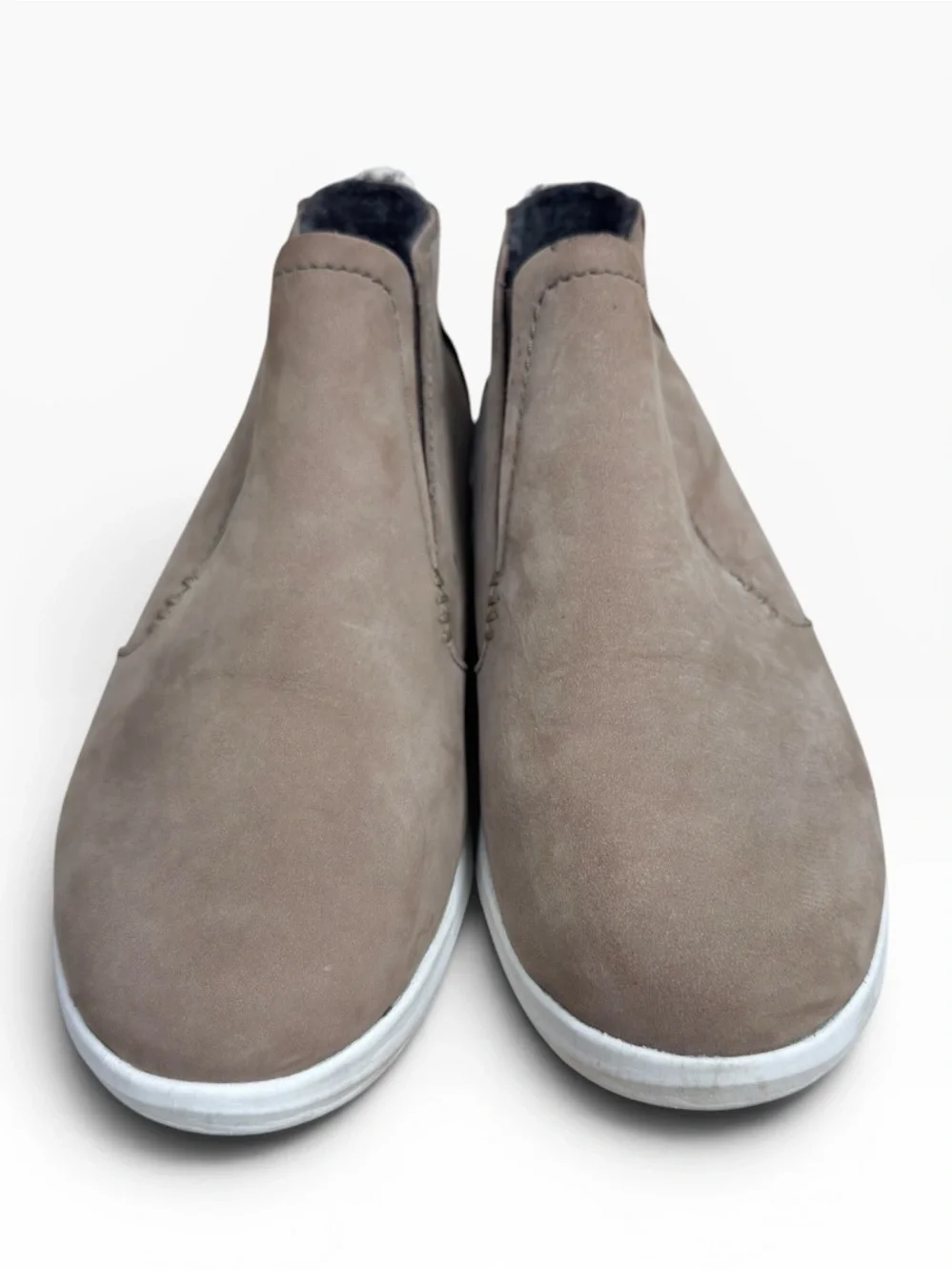 OluKai Hawai‘iloa Manu Hope Nubuck Ankle Boots Taupe Brown Women’s Size US 7